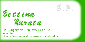 bettina murata business card